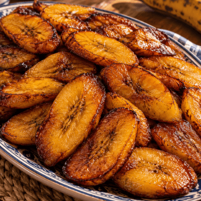 Bandeja de Plátano Maduro Frito